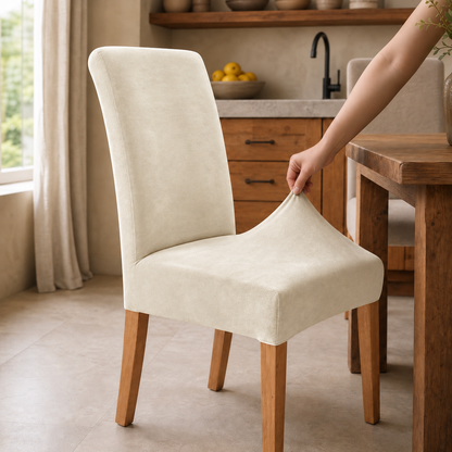 Soft Suede Stretch Dining Chair Covers