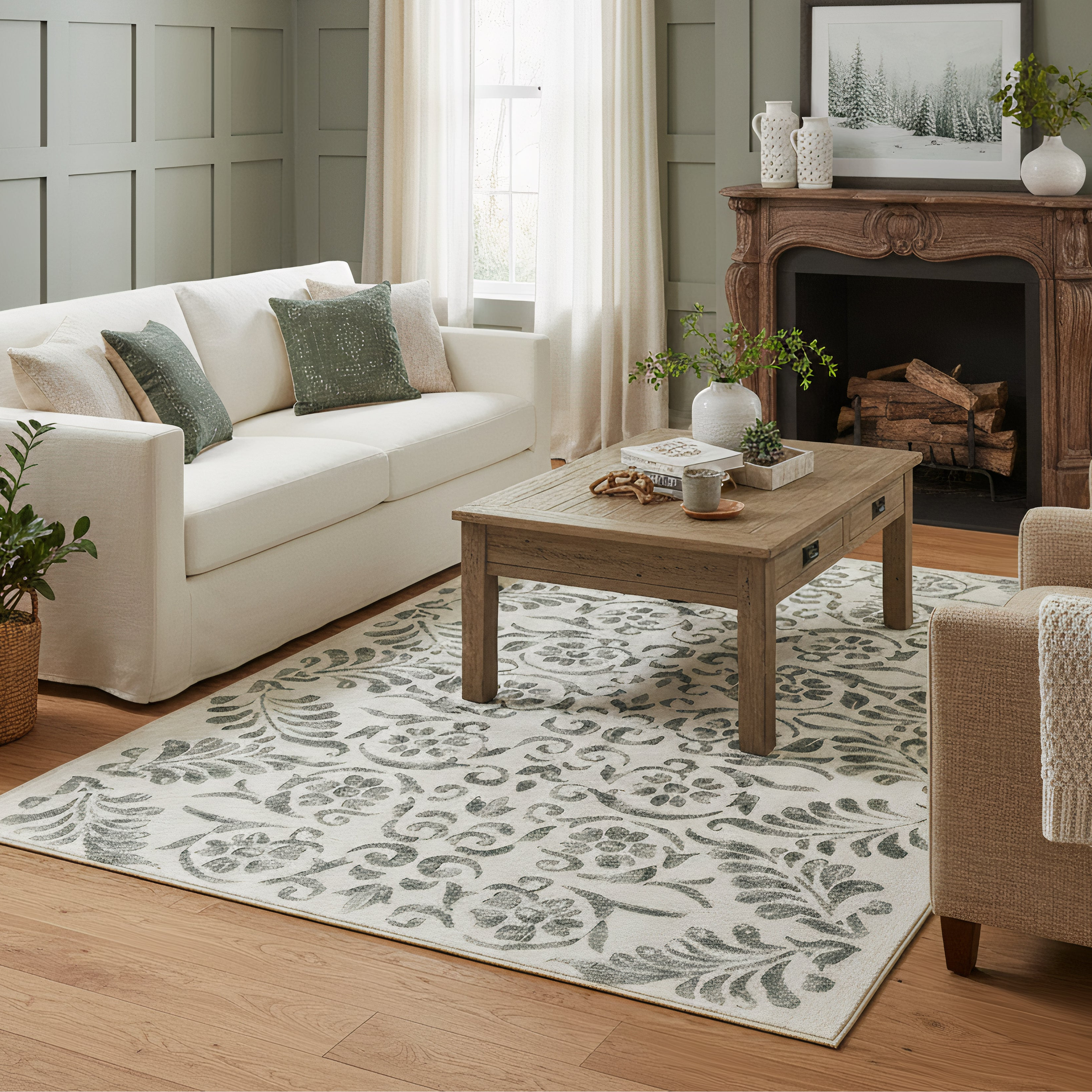 Tappeto eco-lavabile - Plaid naturale