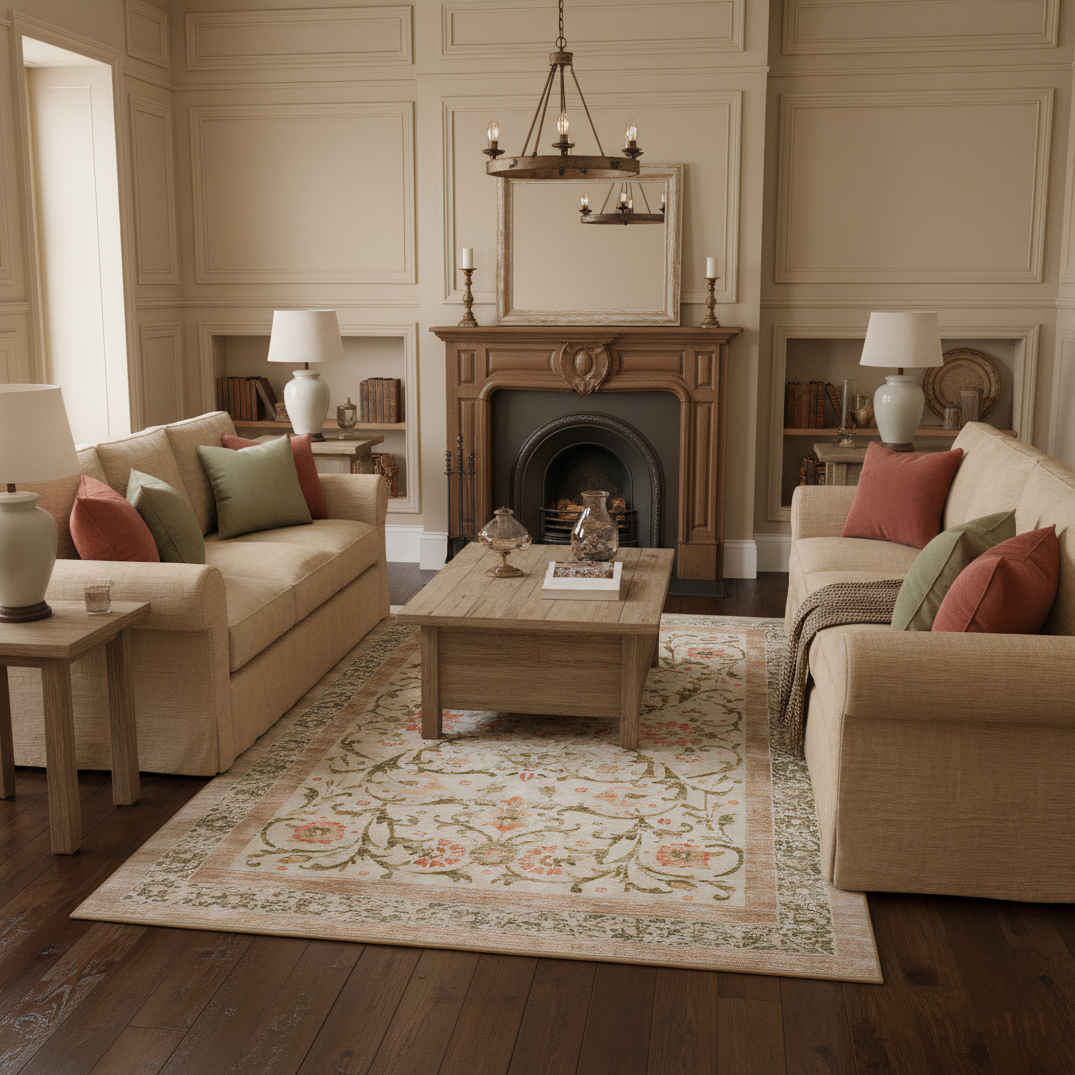 Tappeto eco-lavabile - Country Paisley