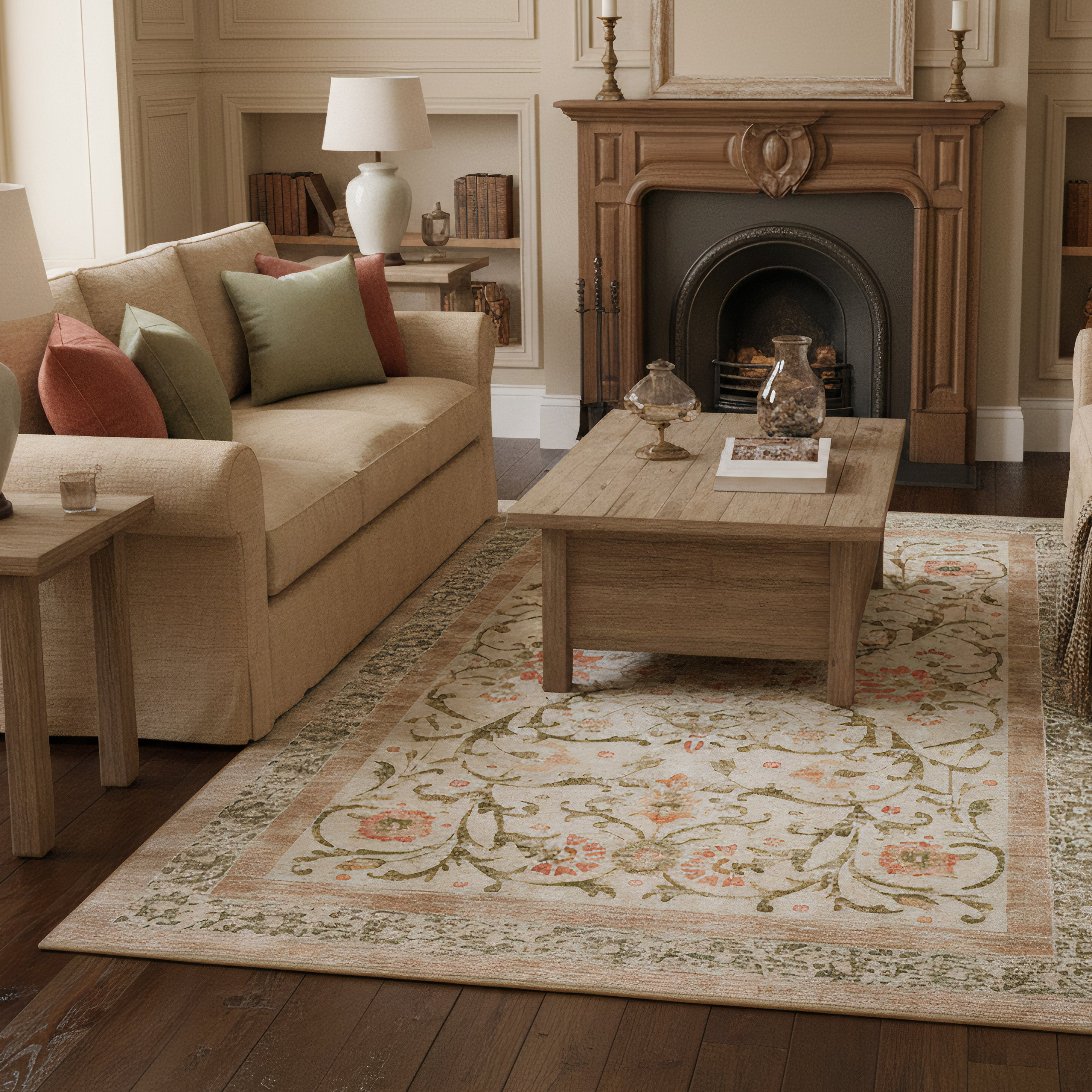 Tappeto eco-lavabile - Country Paisley