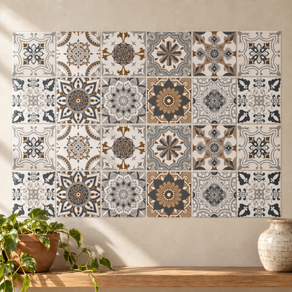 Stacca e attacca gli adesivi per piastrelle marocchine