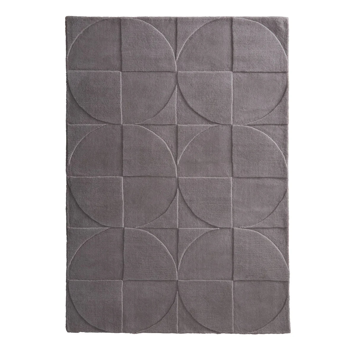 Origins Penny Grey Mauve Wool Rug