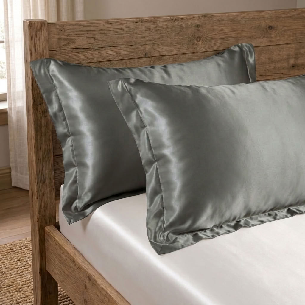 Matching Satin Pillowcases Set of 2