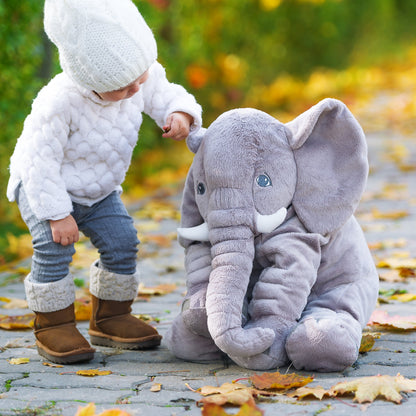 Baby Olifant Knuffel Kussen