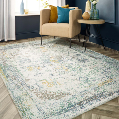 Origins Vogue Blue / Ochre Rug