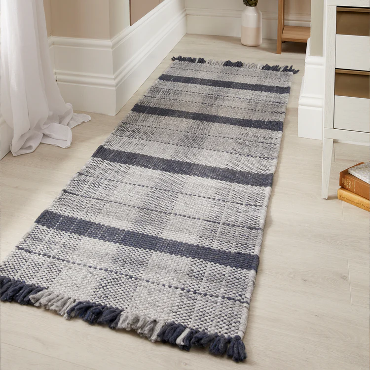 Origins Highland Check Navy Rug