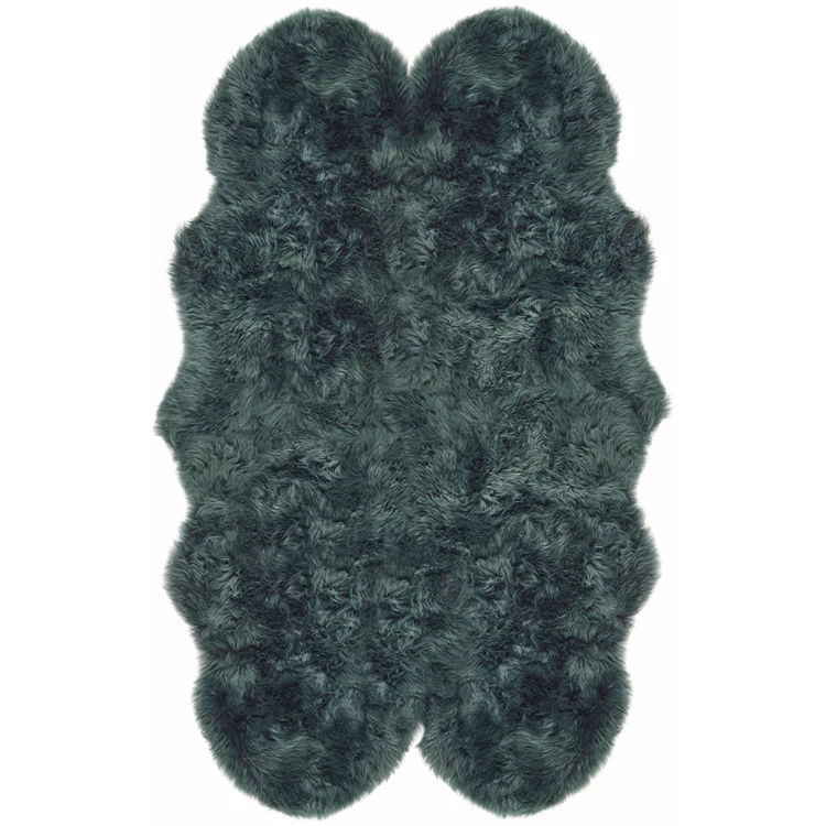 Origins Genuine Sheepskin Forest Green Rug