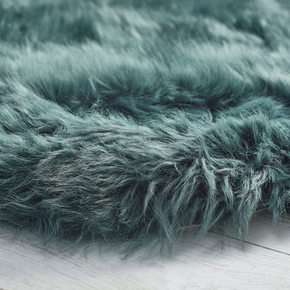 Origins Genuine Sheepskin Forest Green Rug