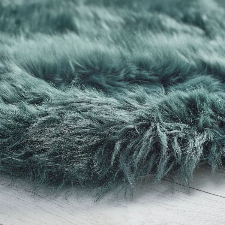 Origins Genuine Sheepskin Forest Green Rug