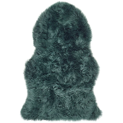 Origins Genuine Sheepskin Forest Green Rug