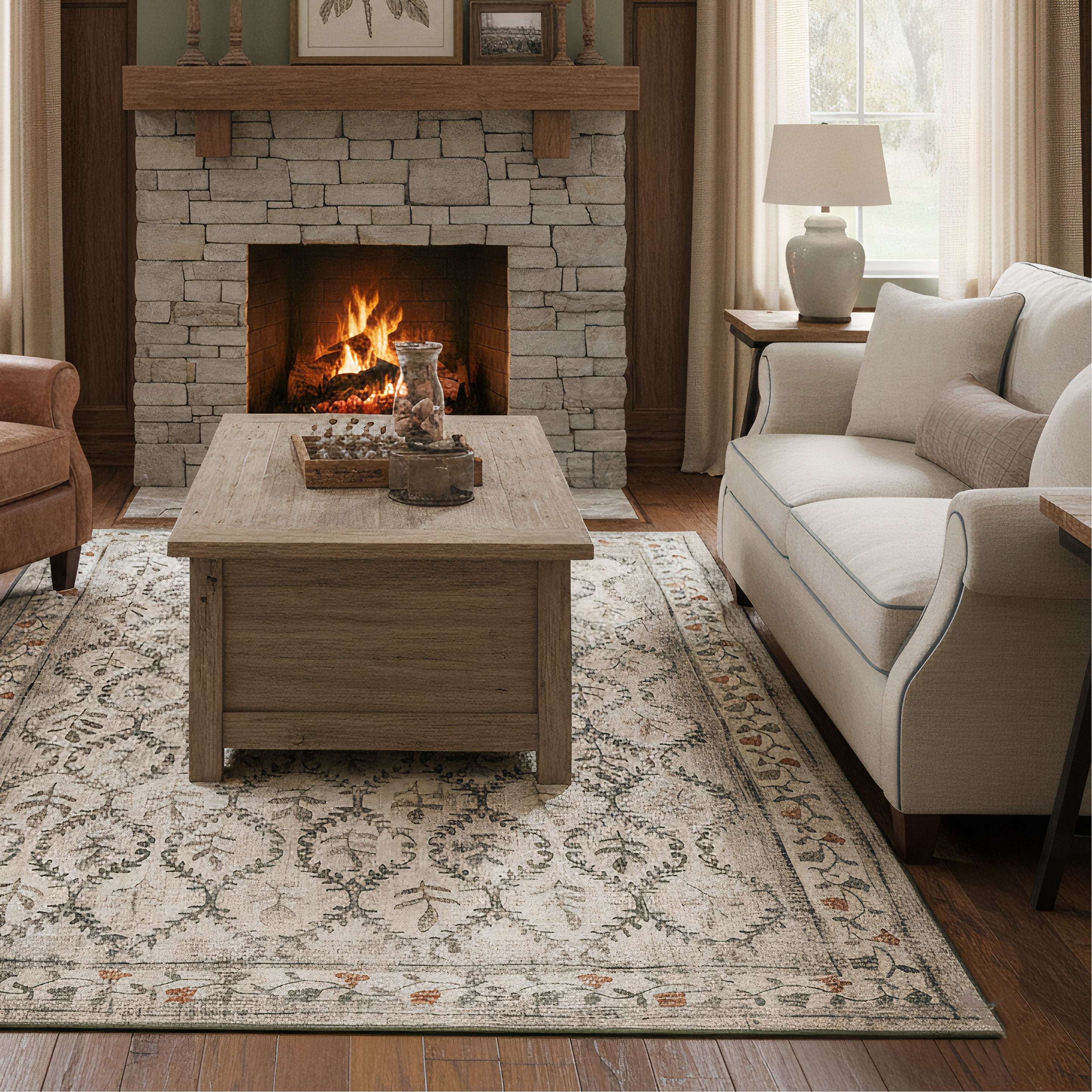 Tappeto eco-lavabile - Giardino inglese