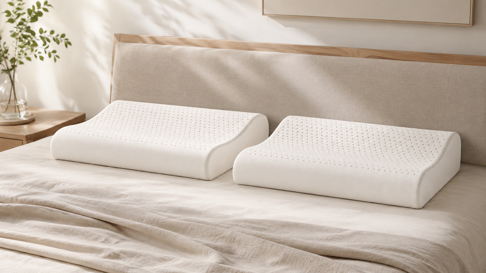 Natural Latex Contour Pillow