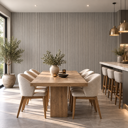 Peel and Stick Wood Slat Wall Panels