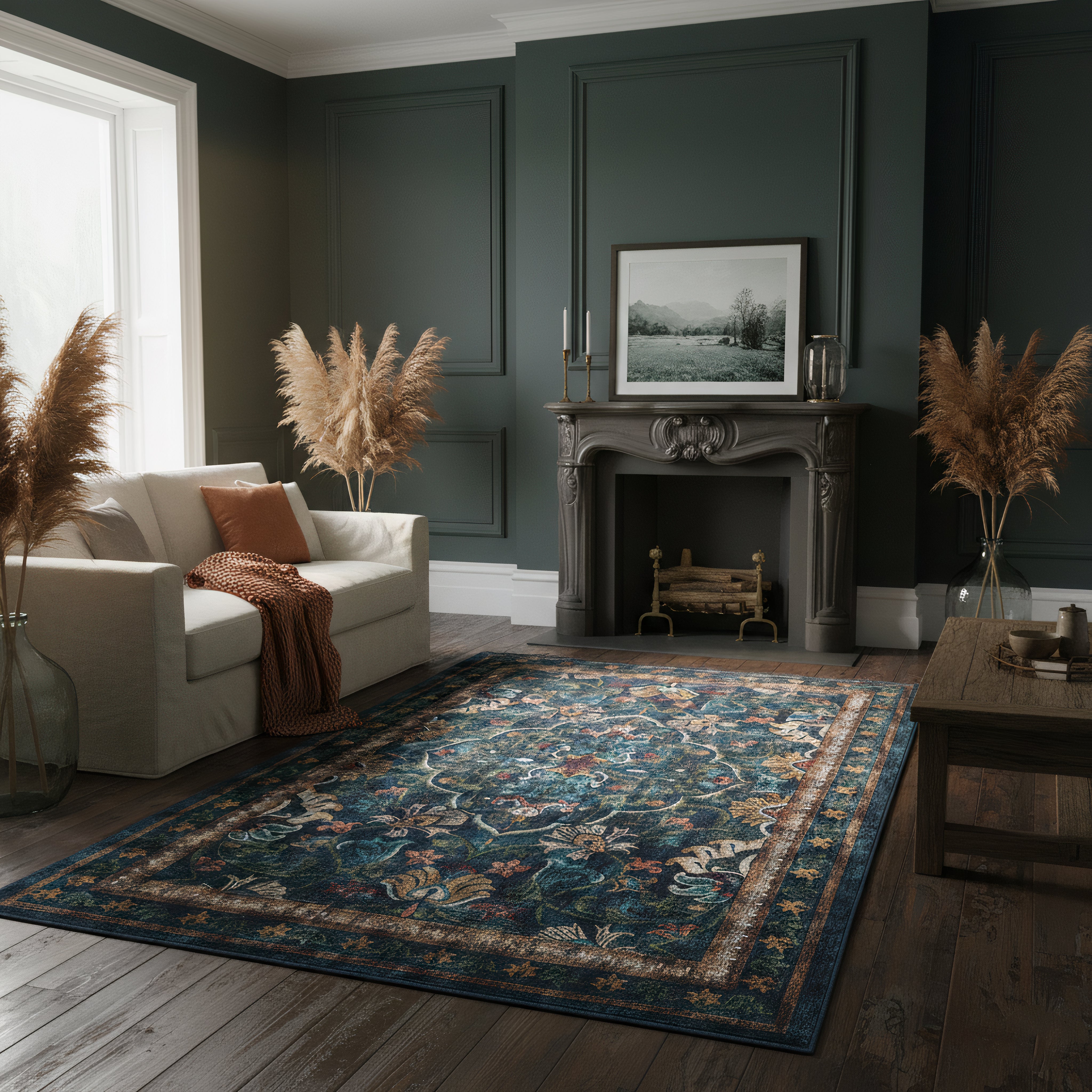 Tappeto eco-lavabile - Plaid naturale