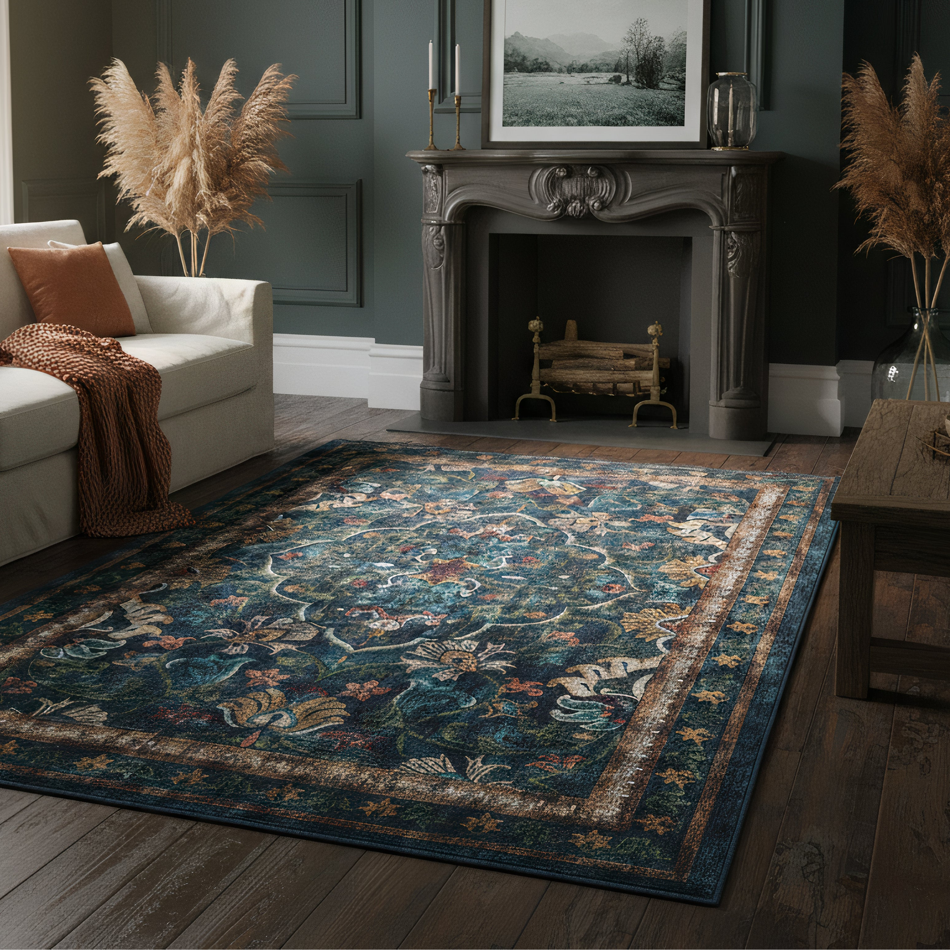 Tappeto eco-lavabile - Plaid naturale