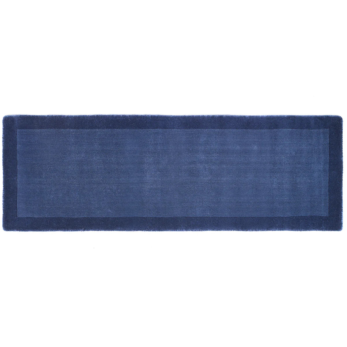 Origins Borders 100% Pure Wool Navy Rug