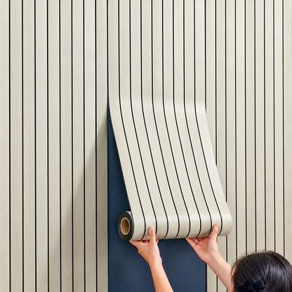 Peel and Stick Wood Slat Wall Panels