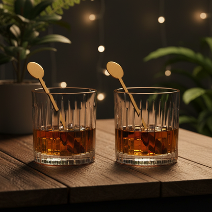 Double Old Fashioned Whiskey Glasses - Pack of 2