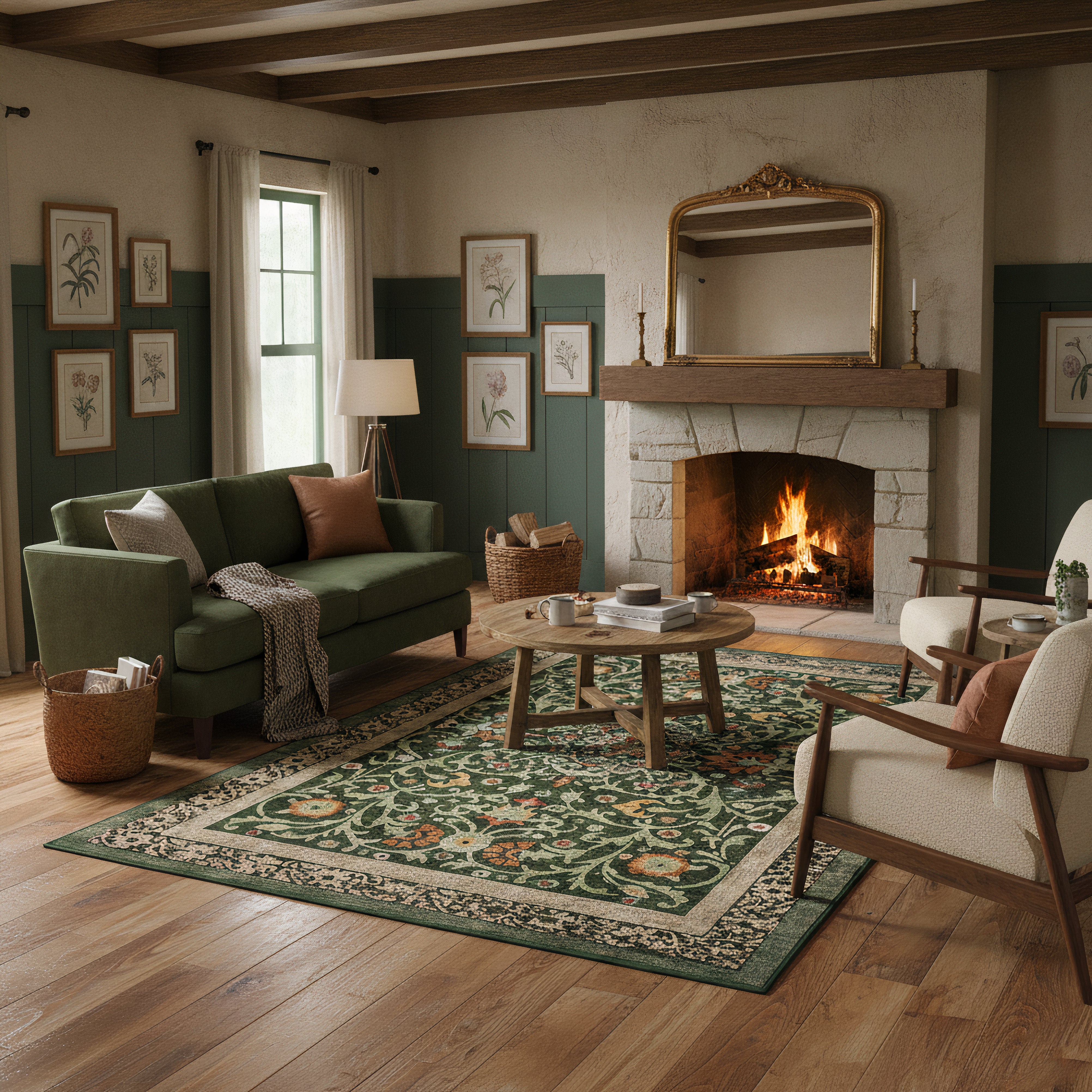 Tappeto eco-lavabile - Plaid naturale