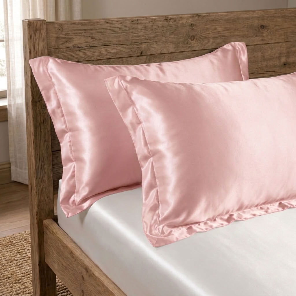 Matching Satin Pillowcases Set of 2