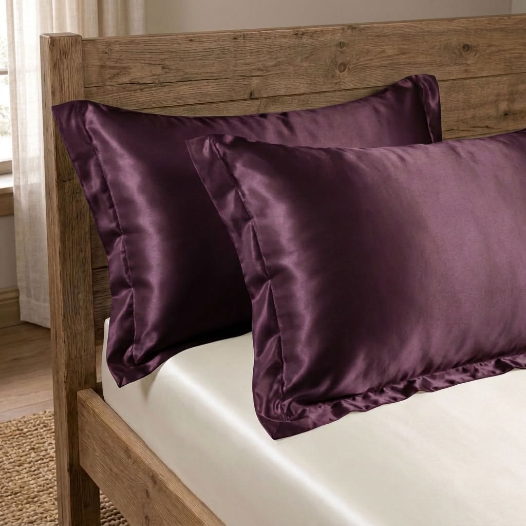 Matching Satin Pillowcases Set of 2