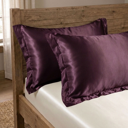 Matching Satin Pillowcases Set of 2