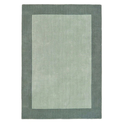Origins Borders 100% Pure Wool Sage Green Rug