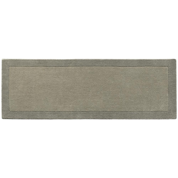 Origins Borders 100% Pure Wool Taupe Rug