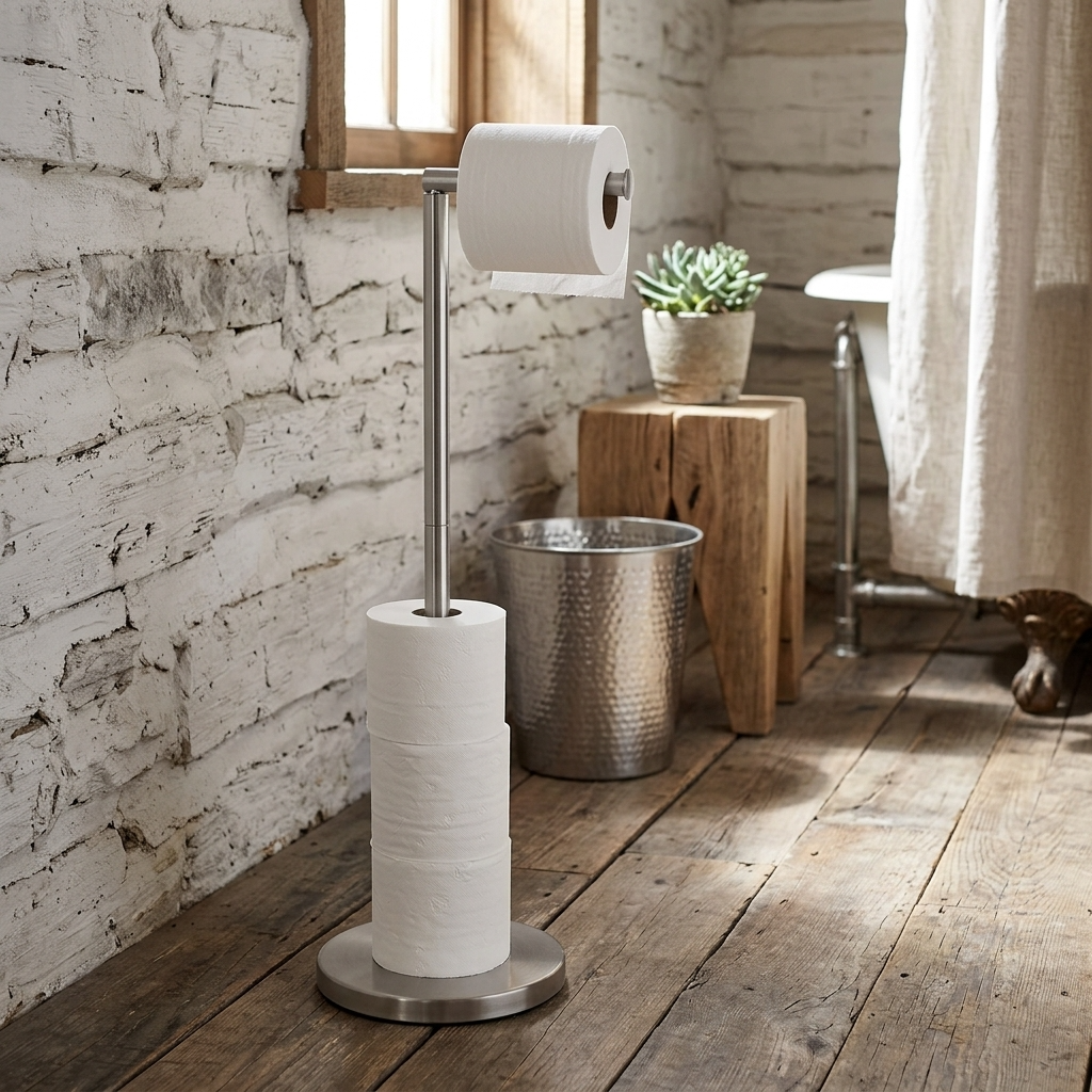 Freestanding Toilet Paper Holder