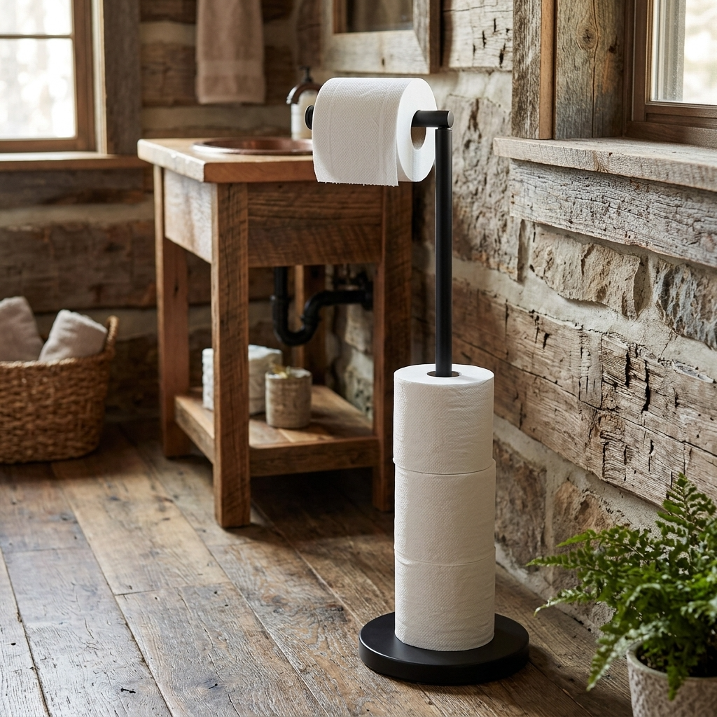 Freestanding Toilet Paper Holder