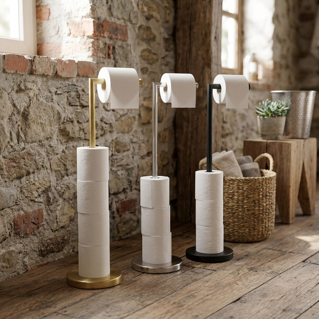 Freestanding Toilet Paper Holder