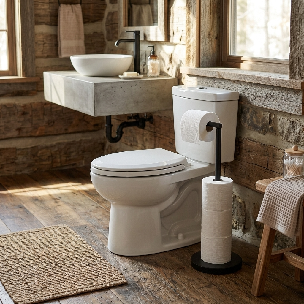 Freestanding Toilet Paper Holder
