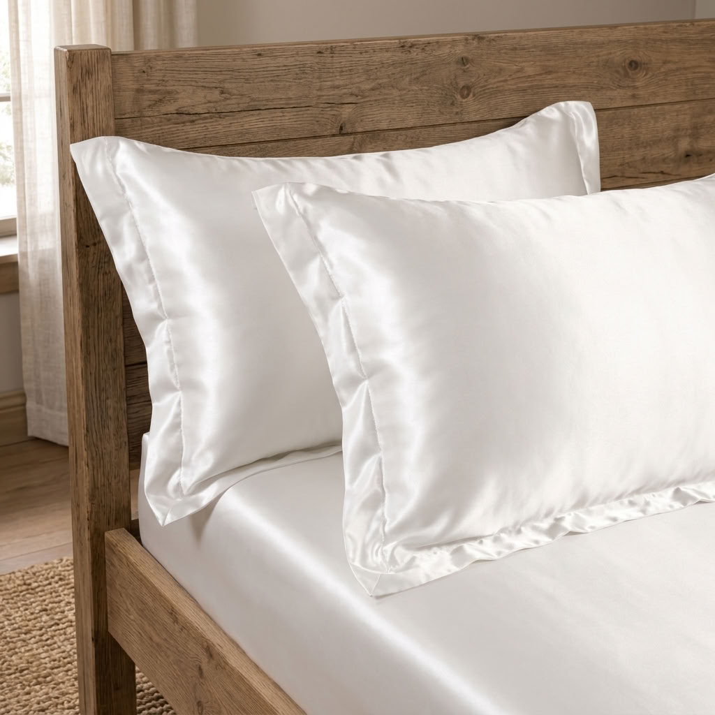 Matching Satin Pillowcases Set of 2