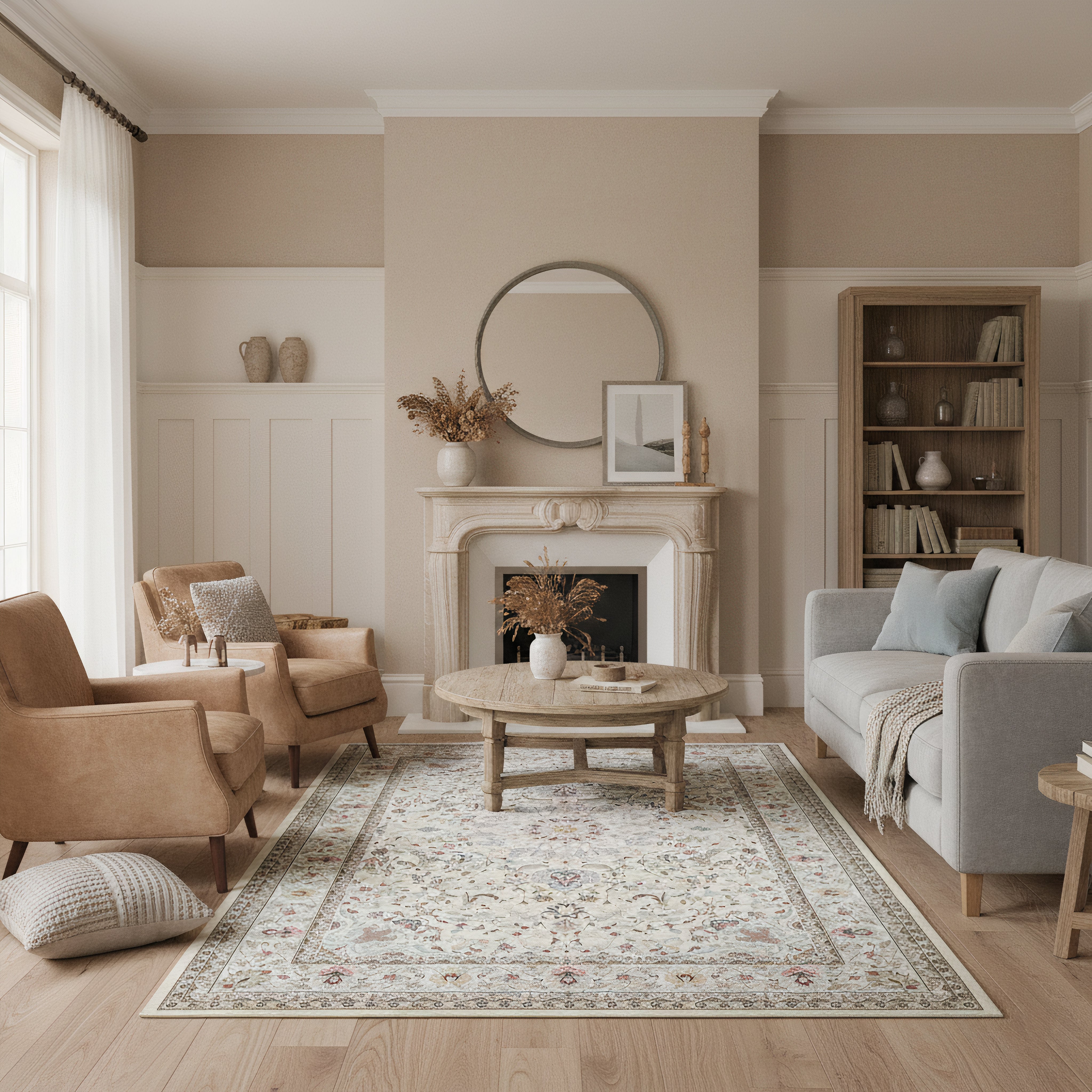 Windsor Motif - Washable Rug